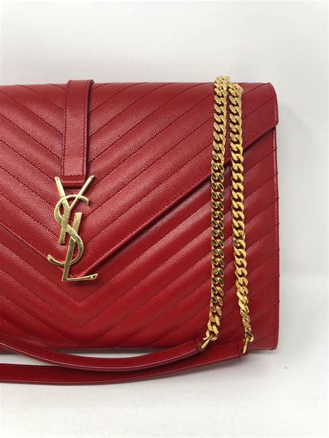 ysl shoulder bag red|ysl shoulder bag collection.